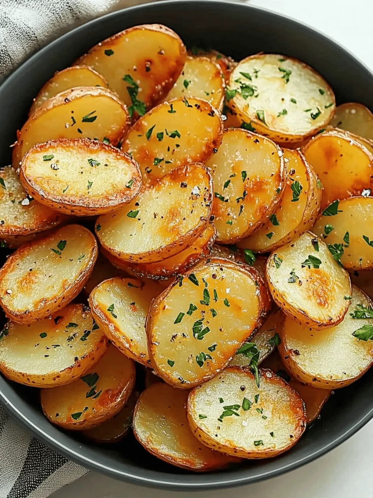 Air Fryer Sliced Potatoes