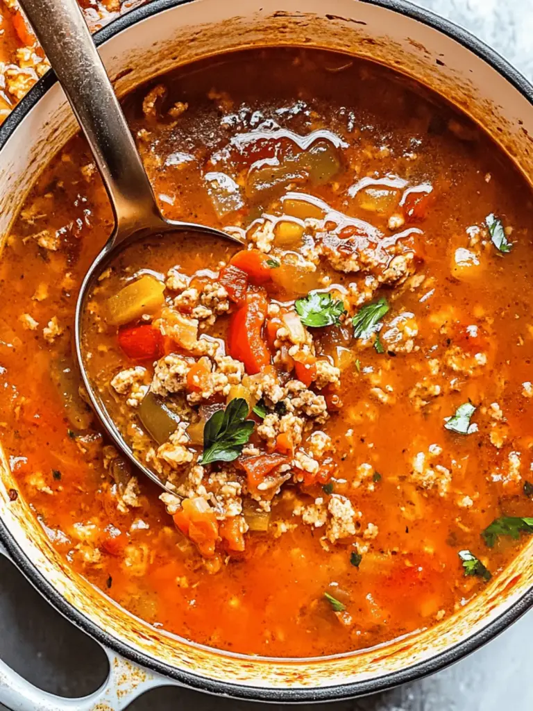 Stuffed Pepper Soup