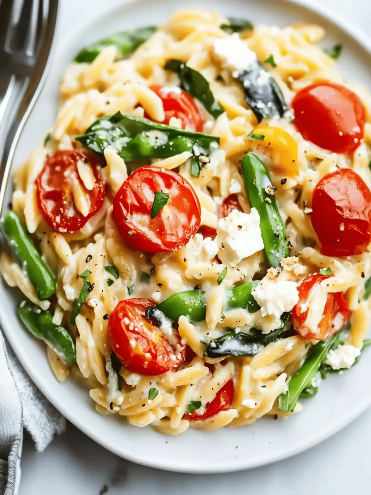 Baked Feta Orzo