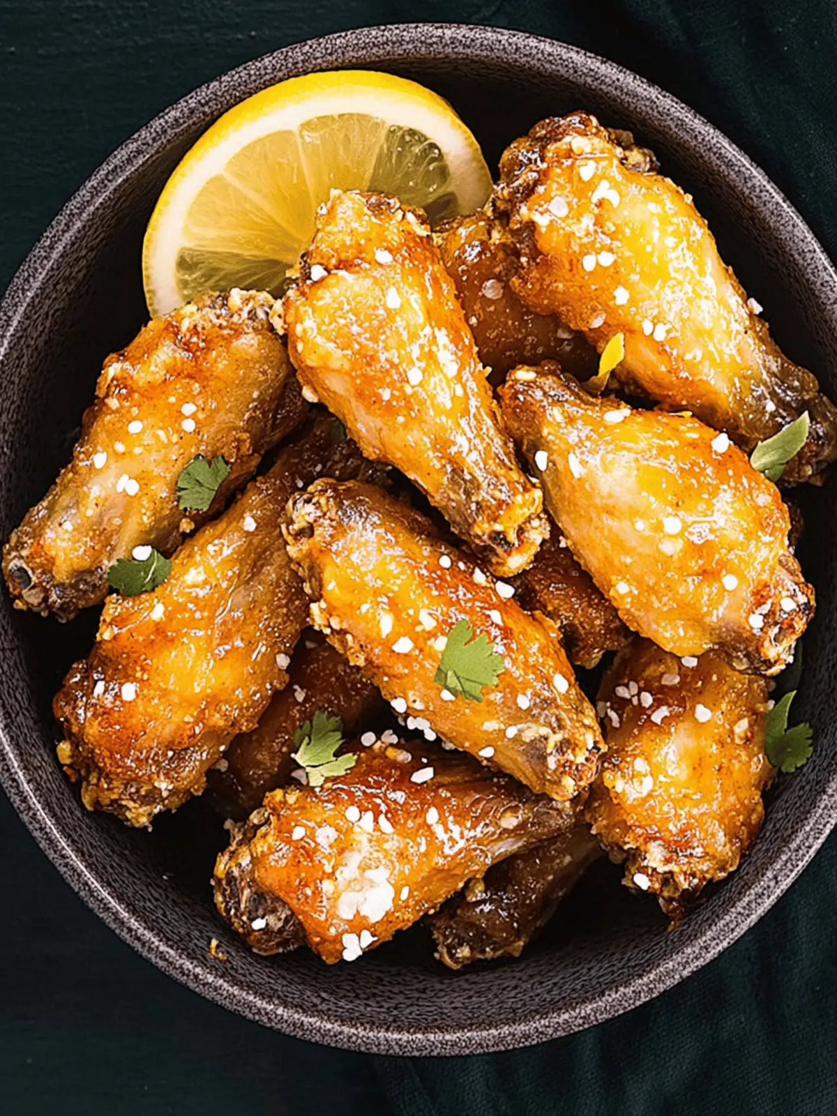 Crispy Honey Lemon Chicken Wings You Can't Resist Making 2 Honey Lemon Chicken Wings