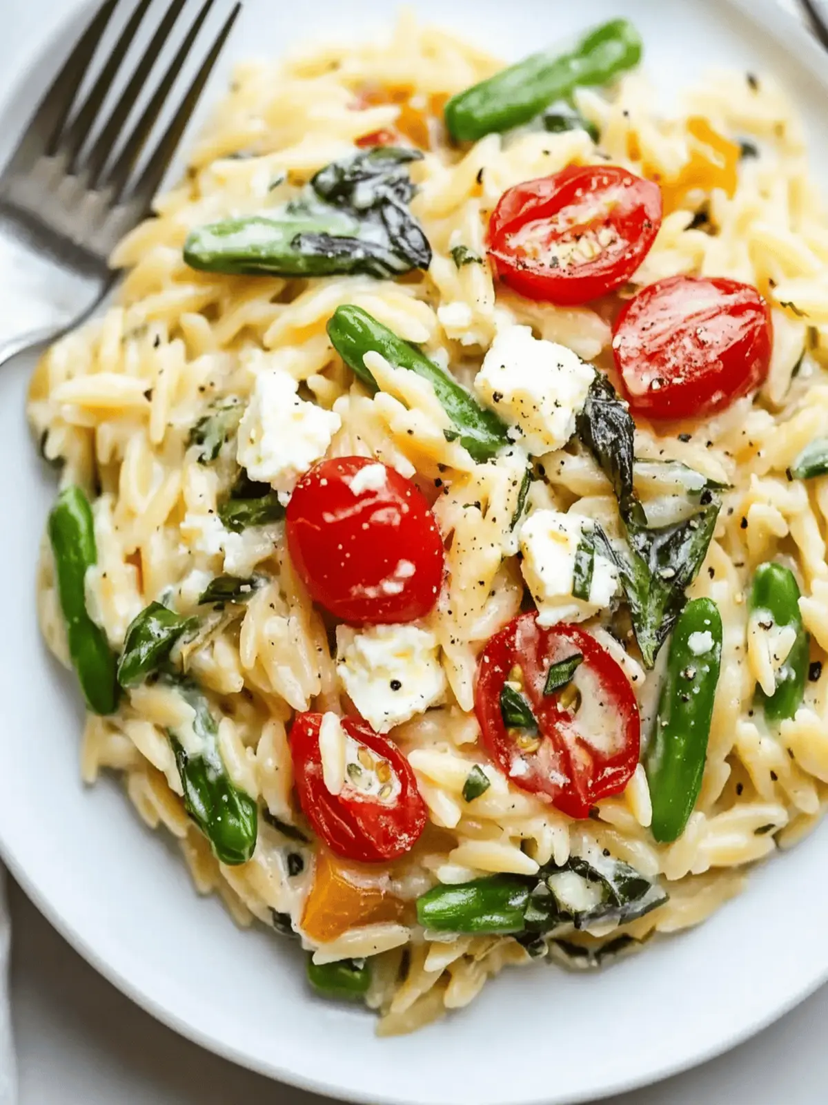 Baked Feta Orzo