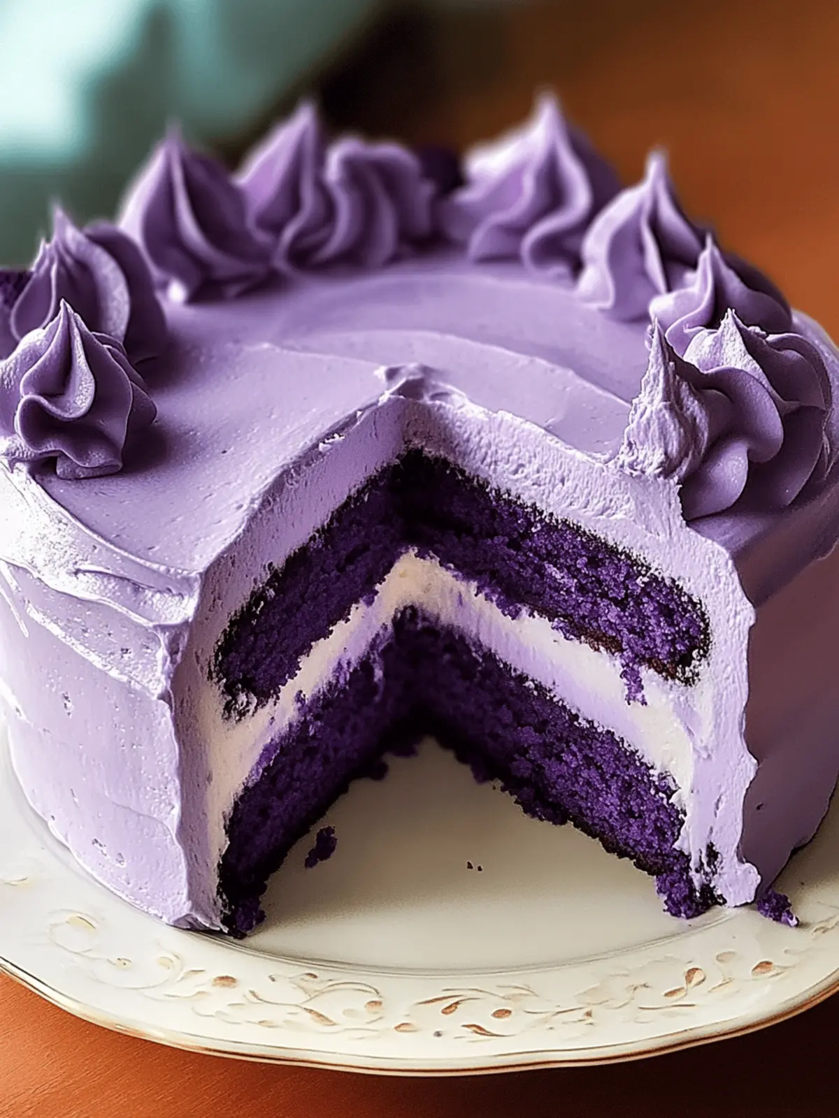 Ube Tres Leches Cake