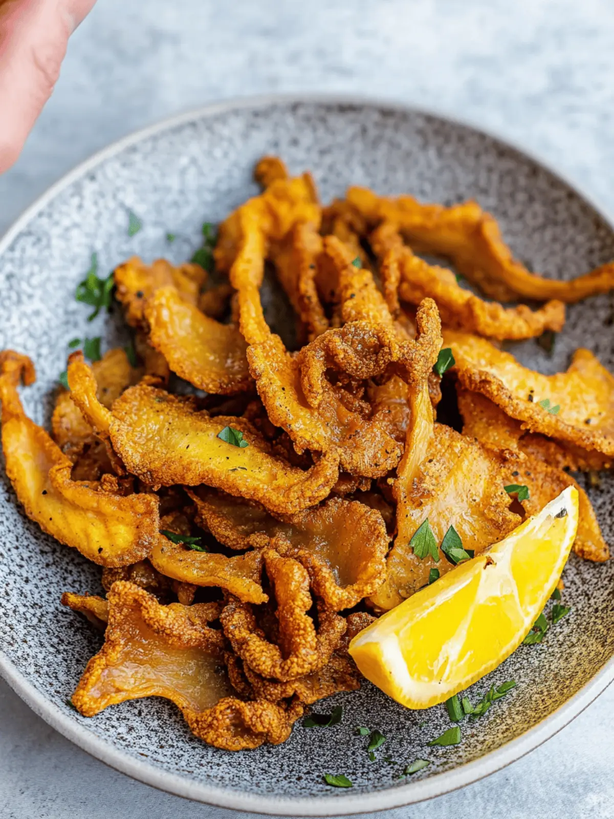 Crispy Pan-Fried Oyster Mushrooms with Balsamic Bliss 2 Pan-Fried Oyster Mushrooms