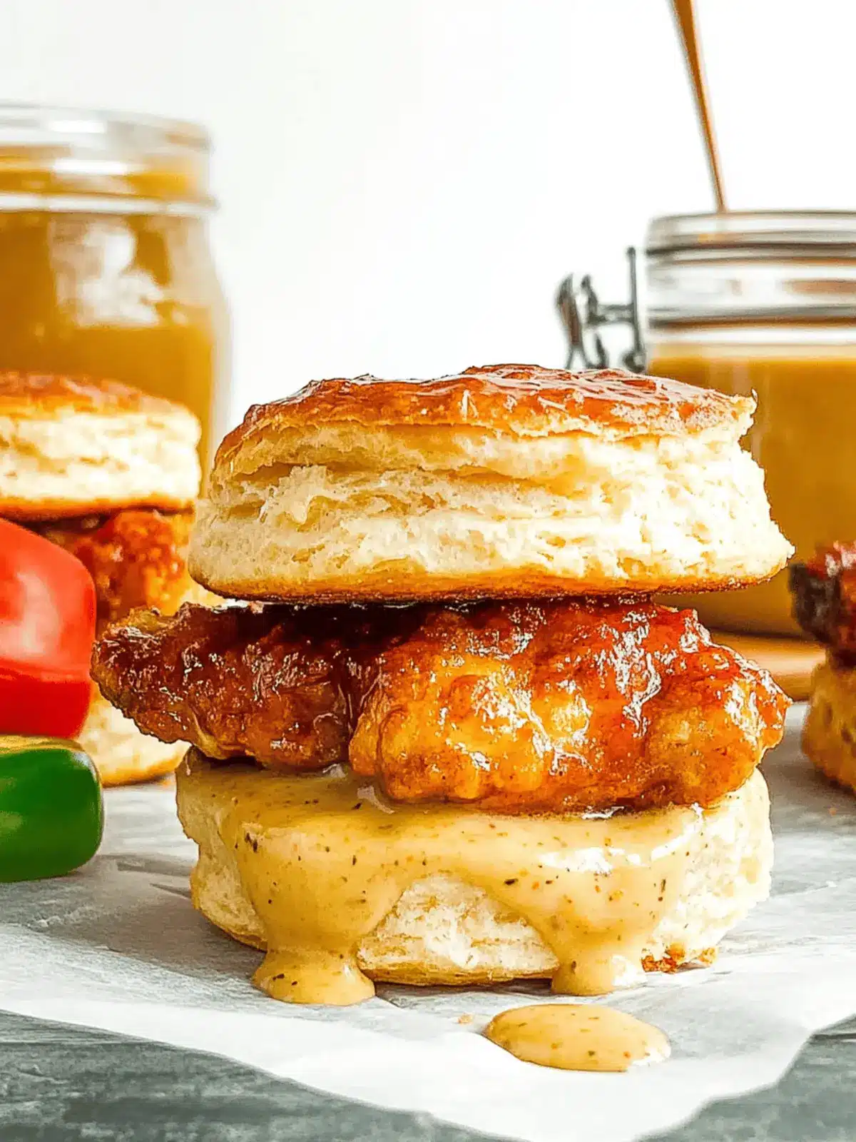Spicy Chicken Biscuit Sandwich