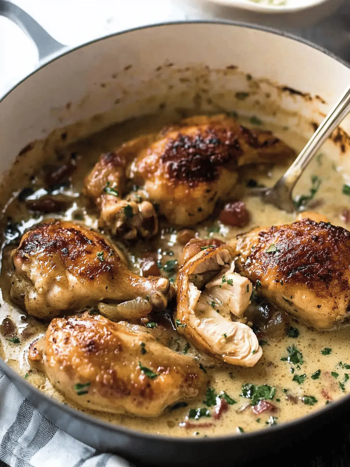 Creamy Chicken in White Wine Sauce: Comfort Food Delight 2 Chicken in White Wine Cream Sauce