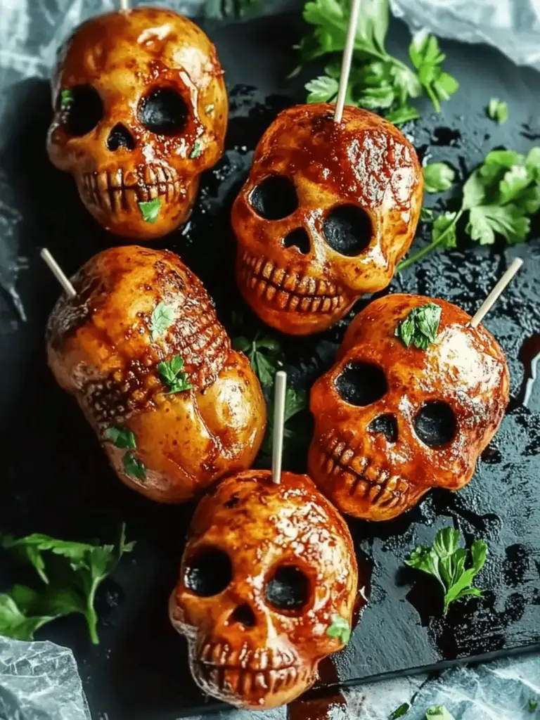 Creepy Skull Potatoes