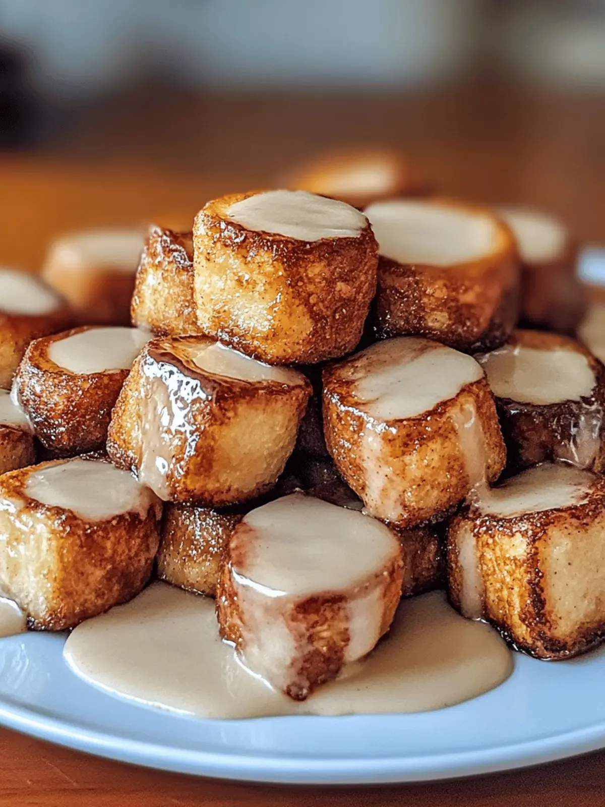 Cinnamon Roll French Toast Bites: Irresistible Breakfast Treats 4 Cinnamon Roll French Toast Bites