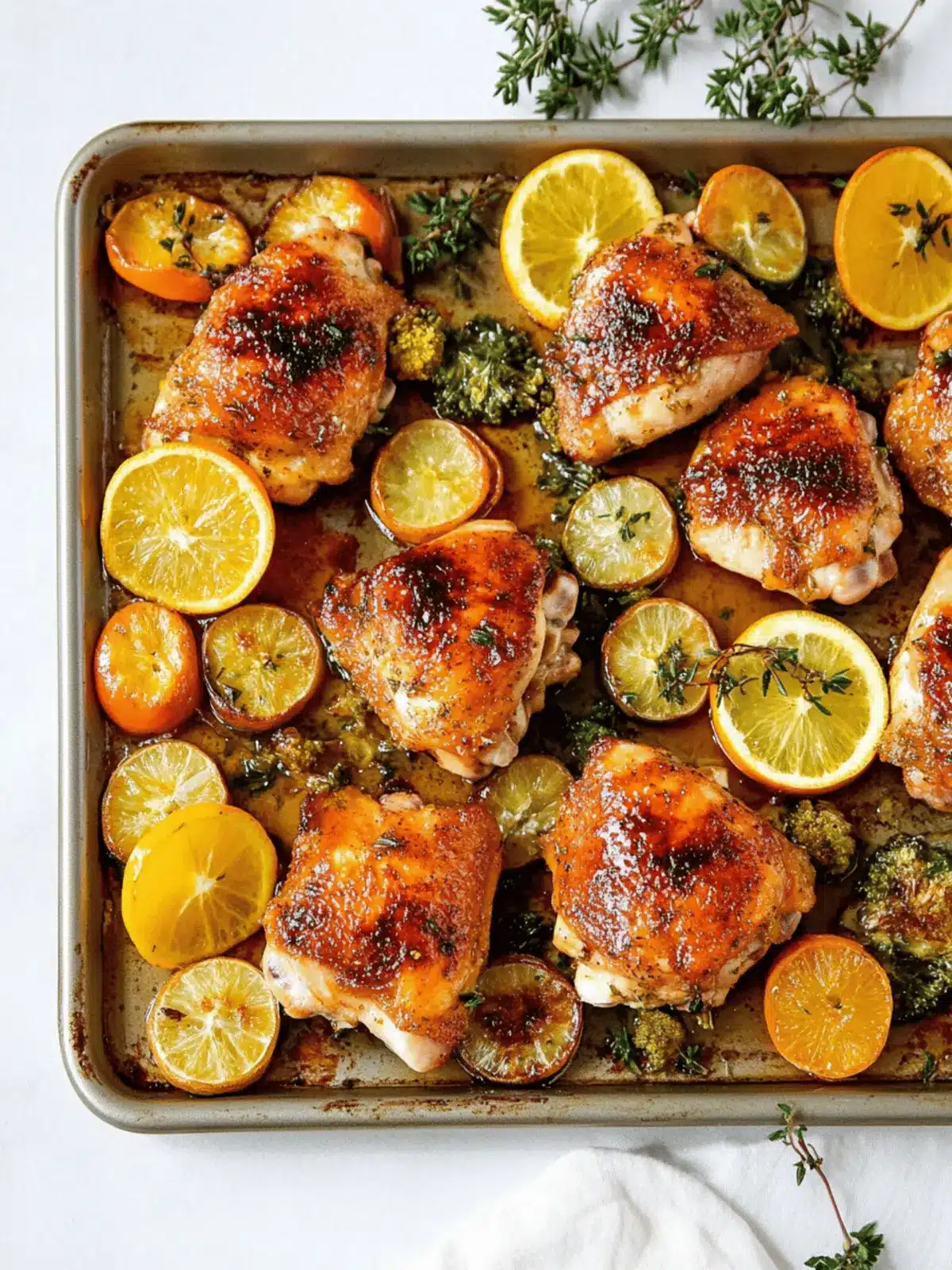 Easy Sheet Pan Citrus-Glazed Chicken for Effortless Delights 5 Sheet Pan Citrus-Glazed Chicken
