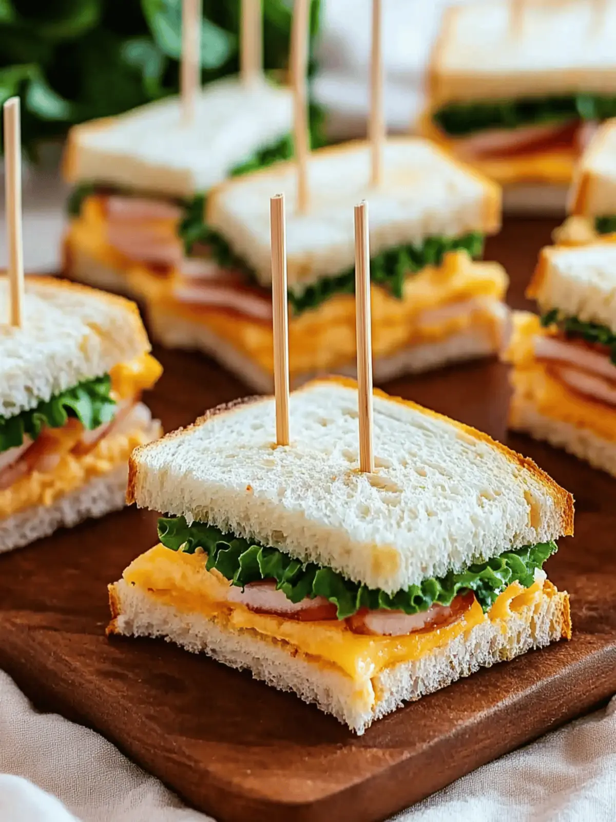 Juicy Mini Sandwiches for Parties