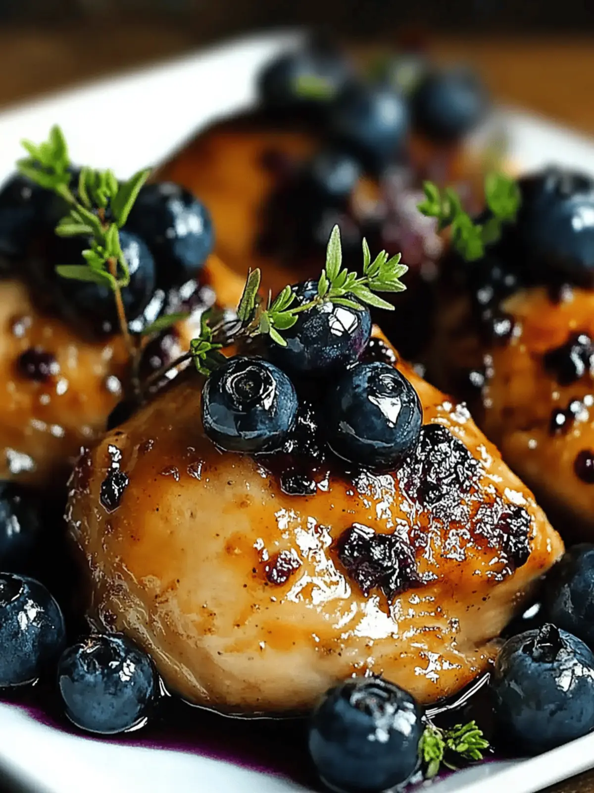 Blueberry Thyme Chicken