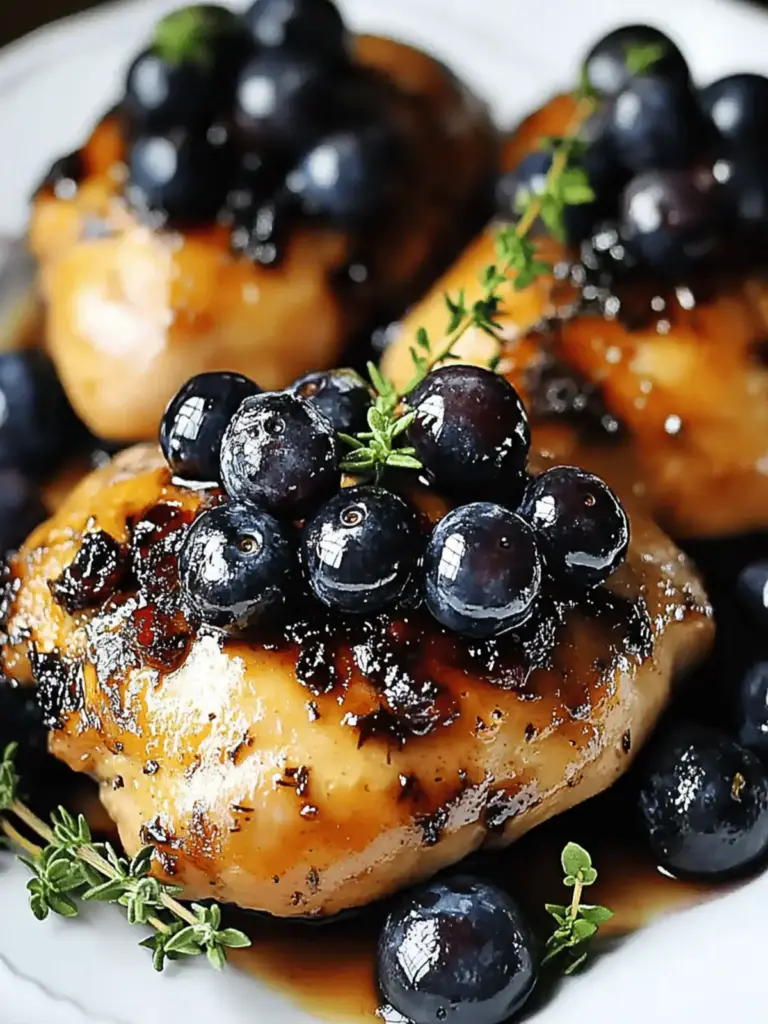 Blueberry Thyme Chicken