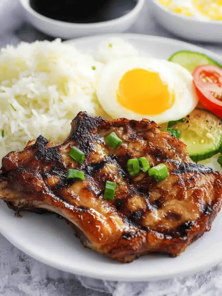 Vietnamese Lemongrass Pork Chop