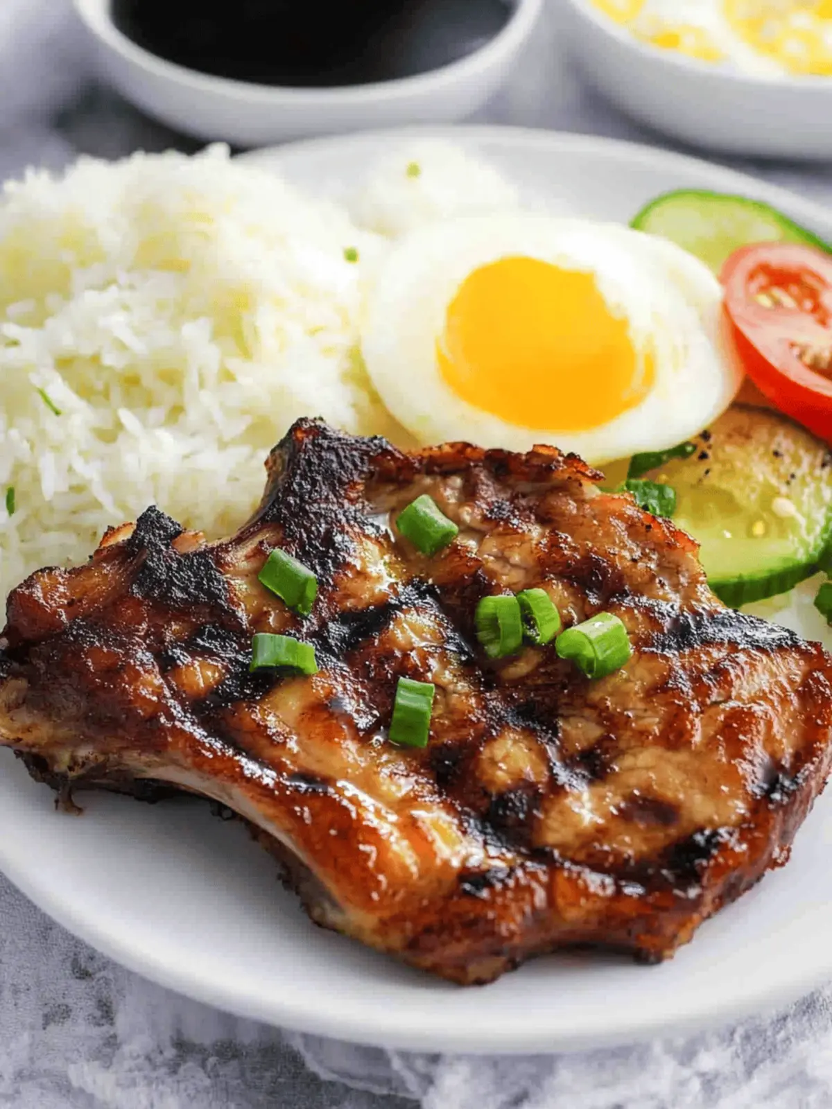 Vietnamese Lemongrass Pork Chop