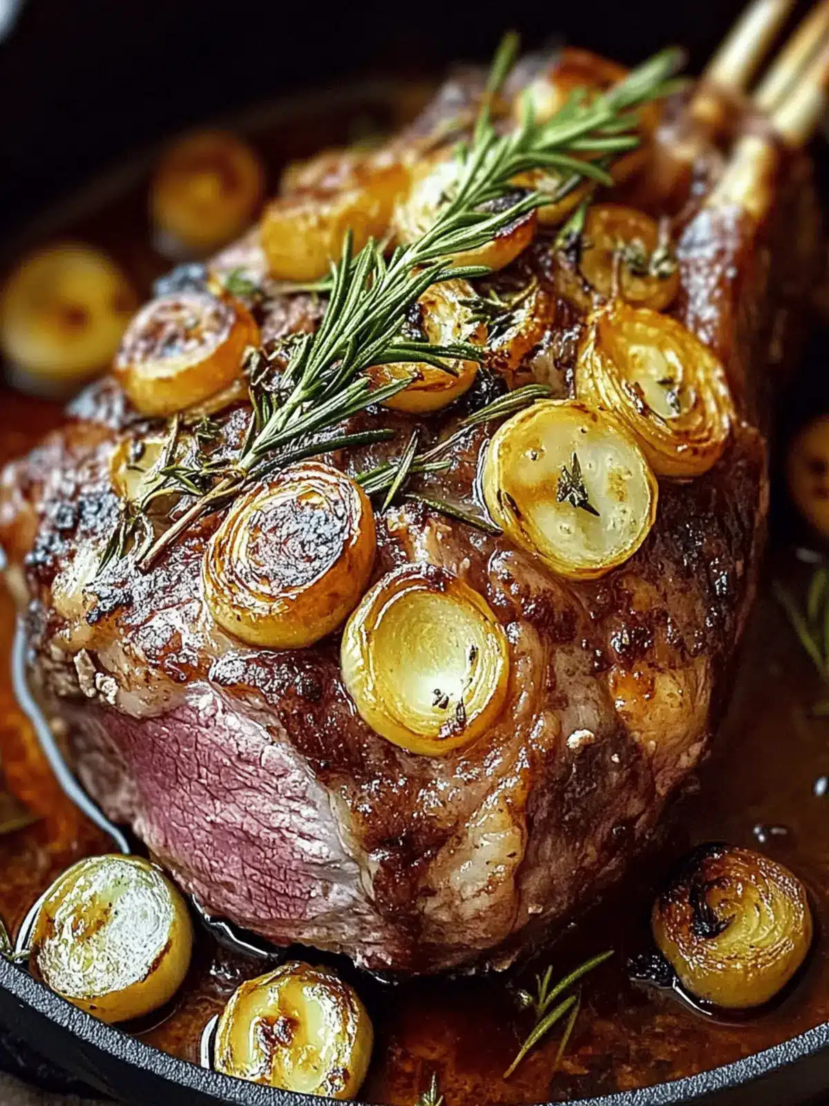 Tender Rosemary Garlic Lamb Shoulder