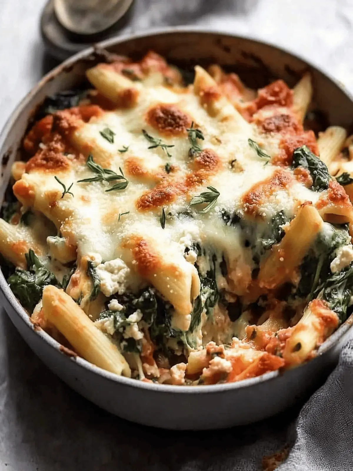 Spinach & Ricotta Pasta Bake