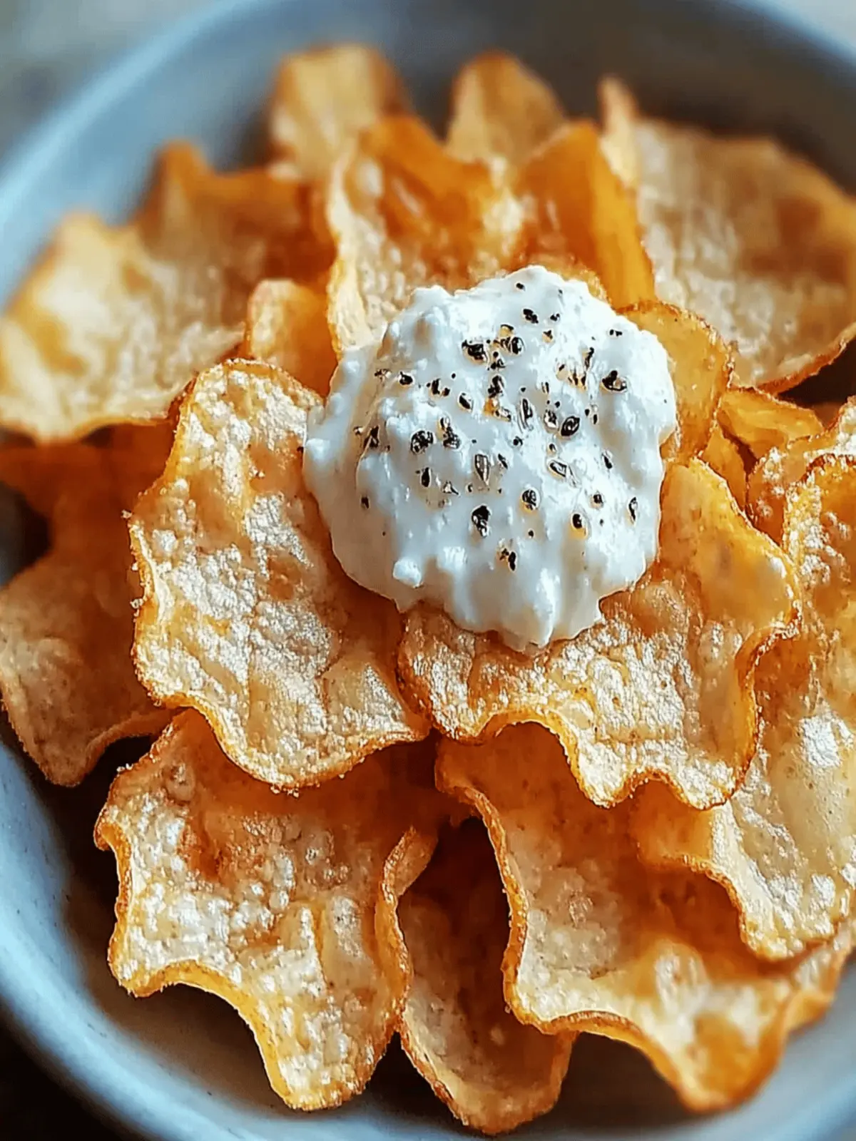 Crispy Cottage Cheese Chips