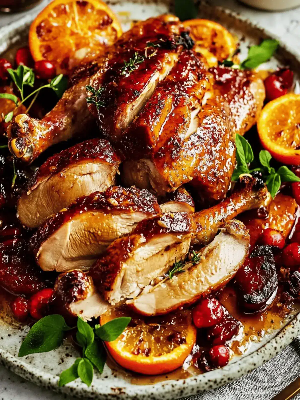 Orange-Maple Roasted Duck