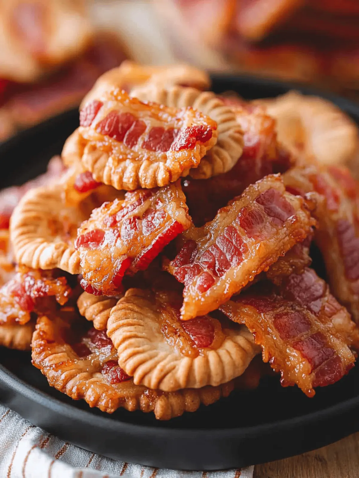 Cheesy Bacon Crackers