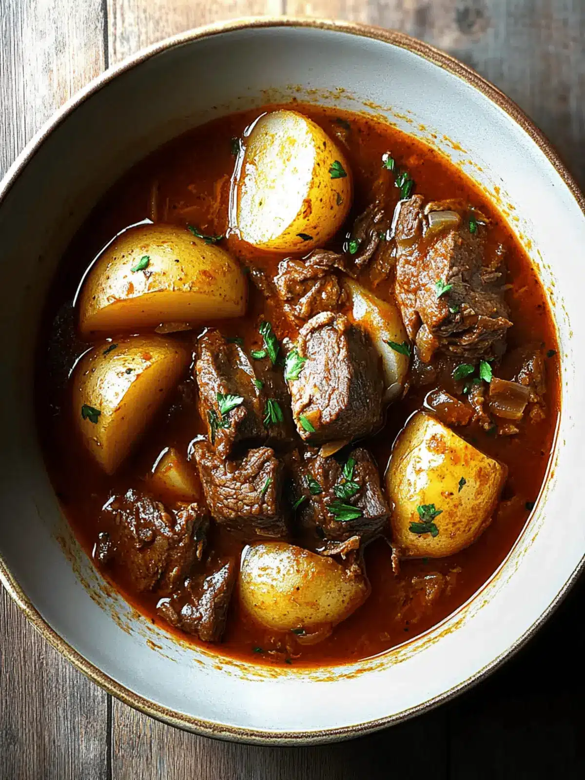 Hearty Beef and Potato Stew