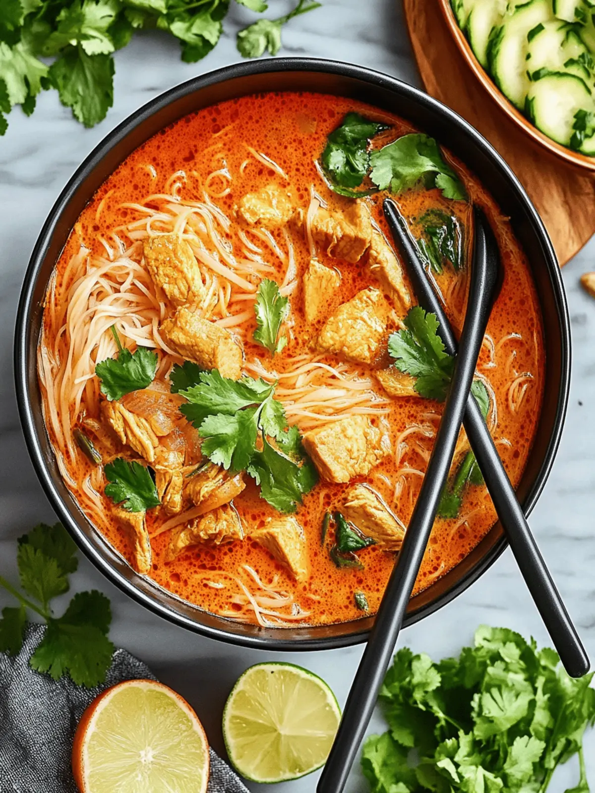 Thai Red Curry Noodle Soup
