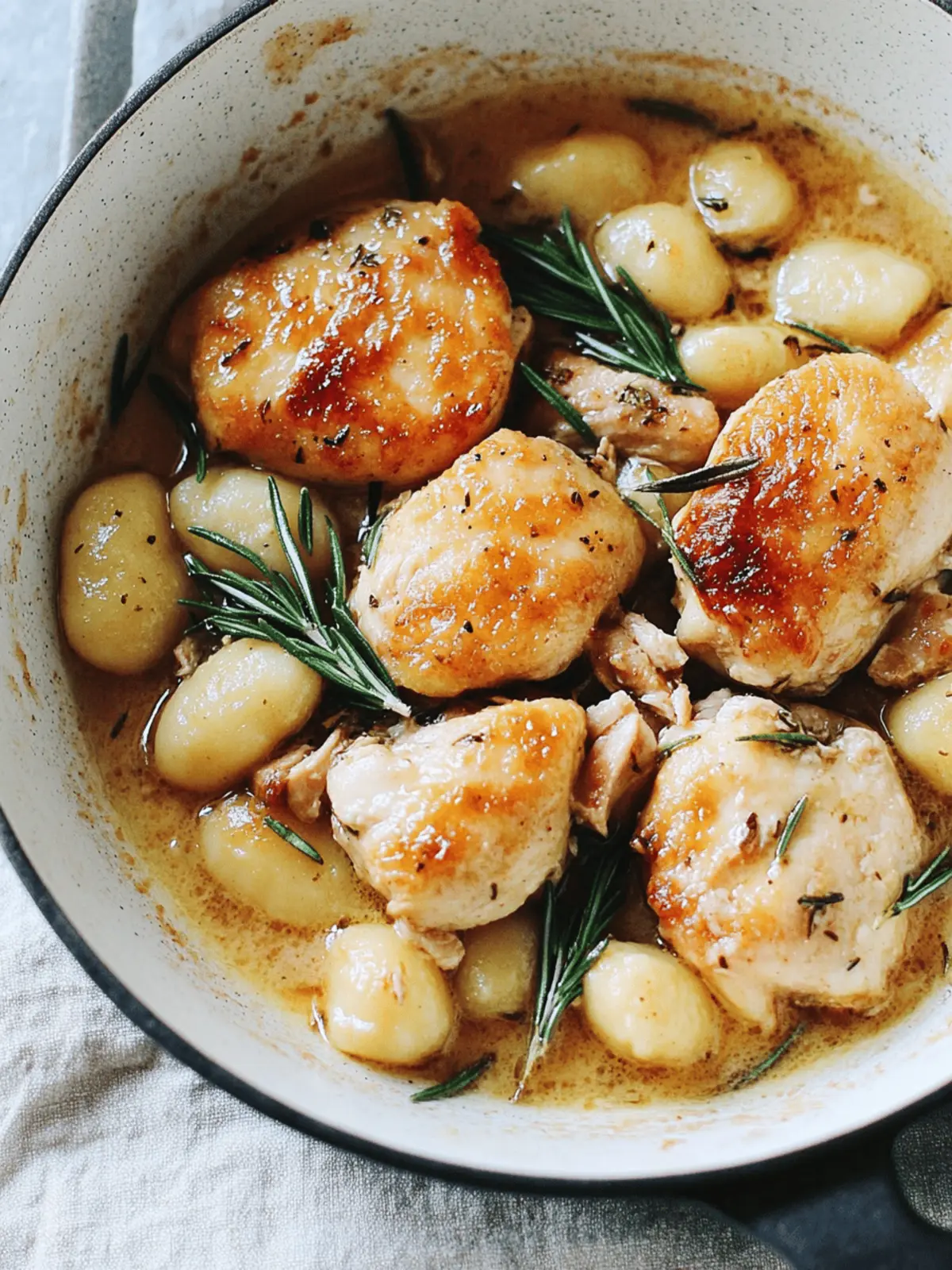 Rosemary Chicken Gnocchi