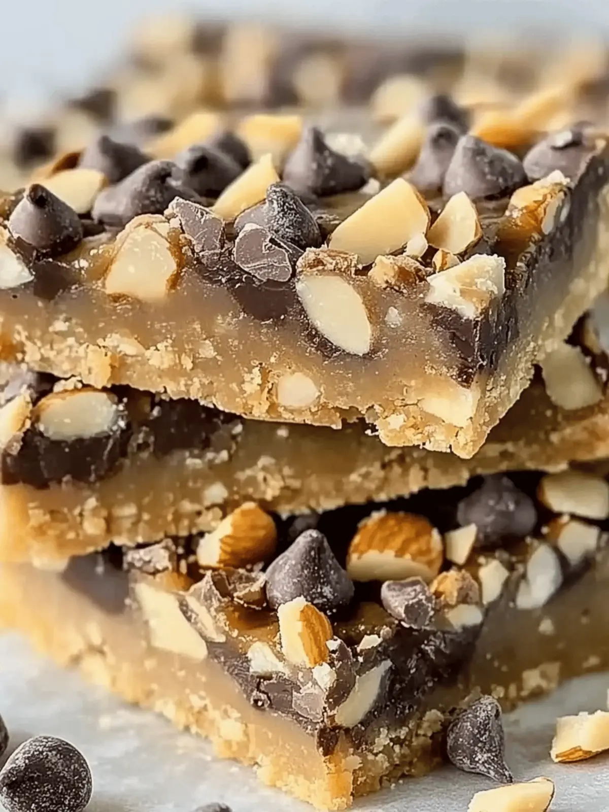 Irresistible Chocolate Almond Toffee Bars for Sweet Cravings 2 Chocolate Almond Toffee Bars