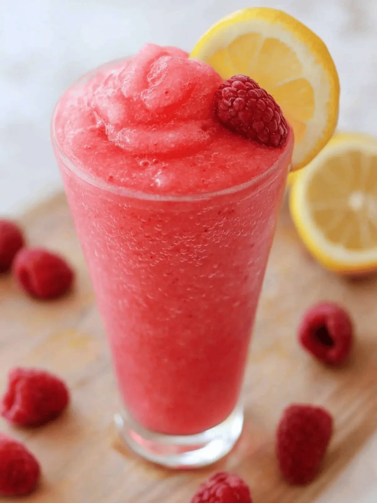 Raspberry Lemonade Slushie