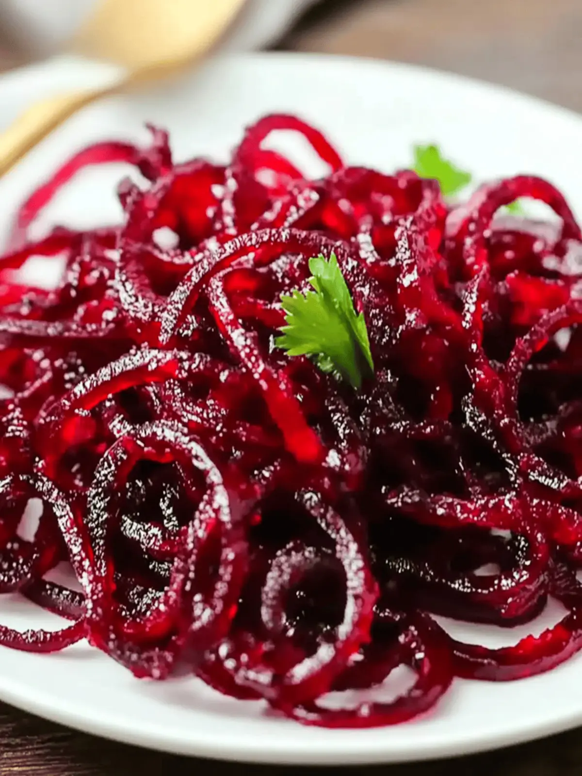 Savor Roasted Spiralized Beets with Honey Mustard Vinaigrette 4 Roasted Spiralized Beets with Honey Mustard Vinaigrette