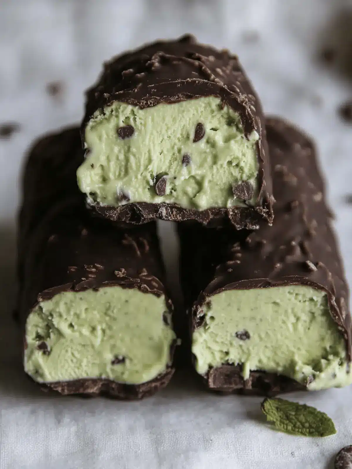 Creamy Avocado Mint Chocolate Ice Cream Bars You’ll Love 3 Creamy Avocado Mint Chocolate Ice Cream Bars
