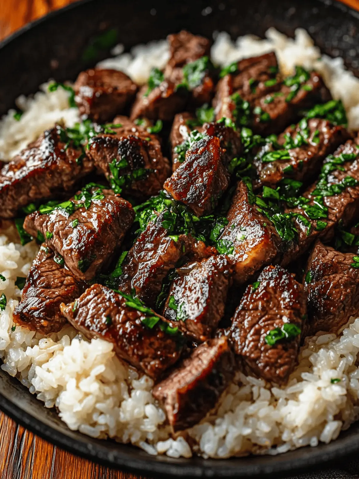 Succulent Honey Garlic Butter Steak and Rice Skillet Made Easy 2 Honey Garlic Butter Steak and Rice Skillet