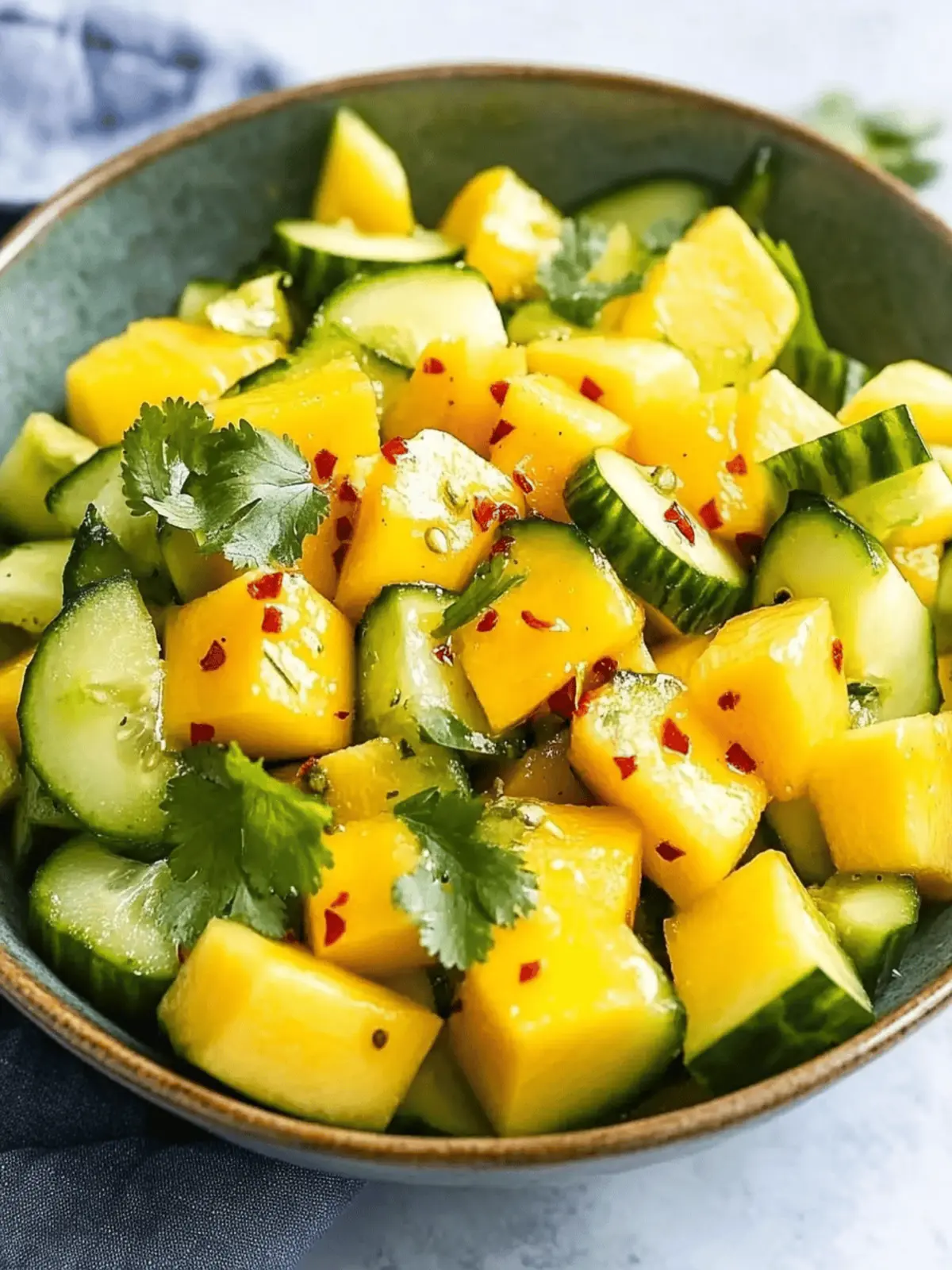 Refreshing Cucumber Mango Chili Salad for Summer Bliss 3 Cucumber Mango Chili Salad