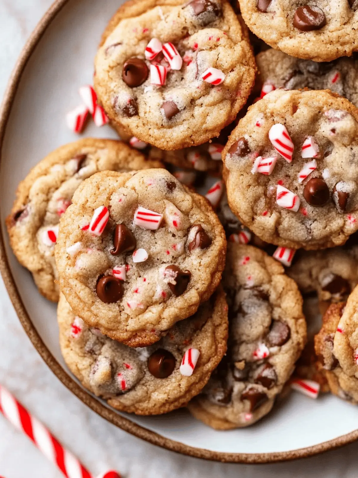 Peppermint Chocolate Chip Cookies