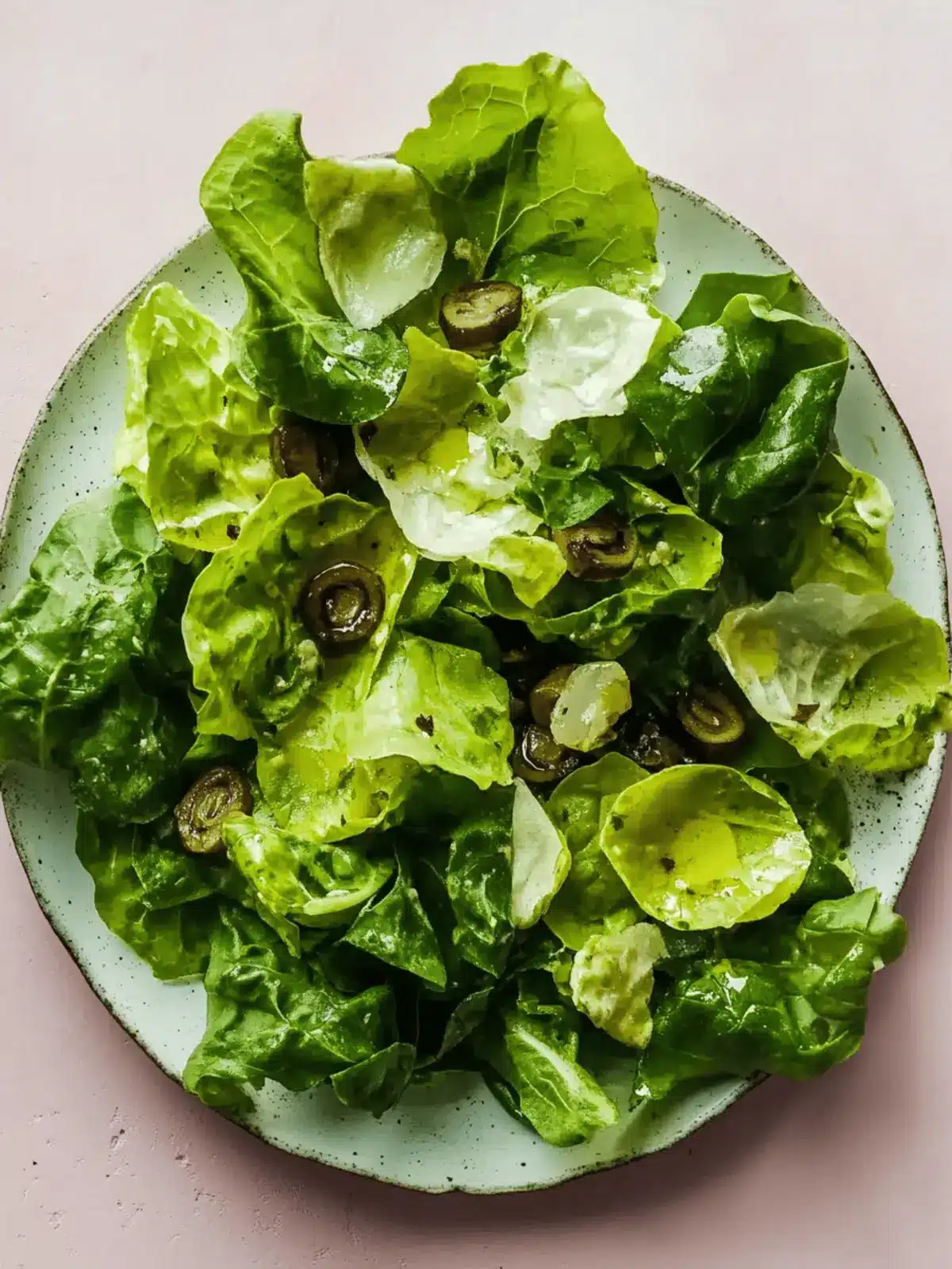 Simple Green Salad with Shallot Vinaigrette for Fresh Flavor 5 Simple Green Salad with Shallot Vinaigrette