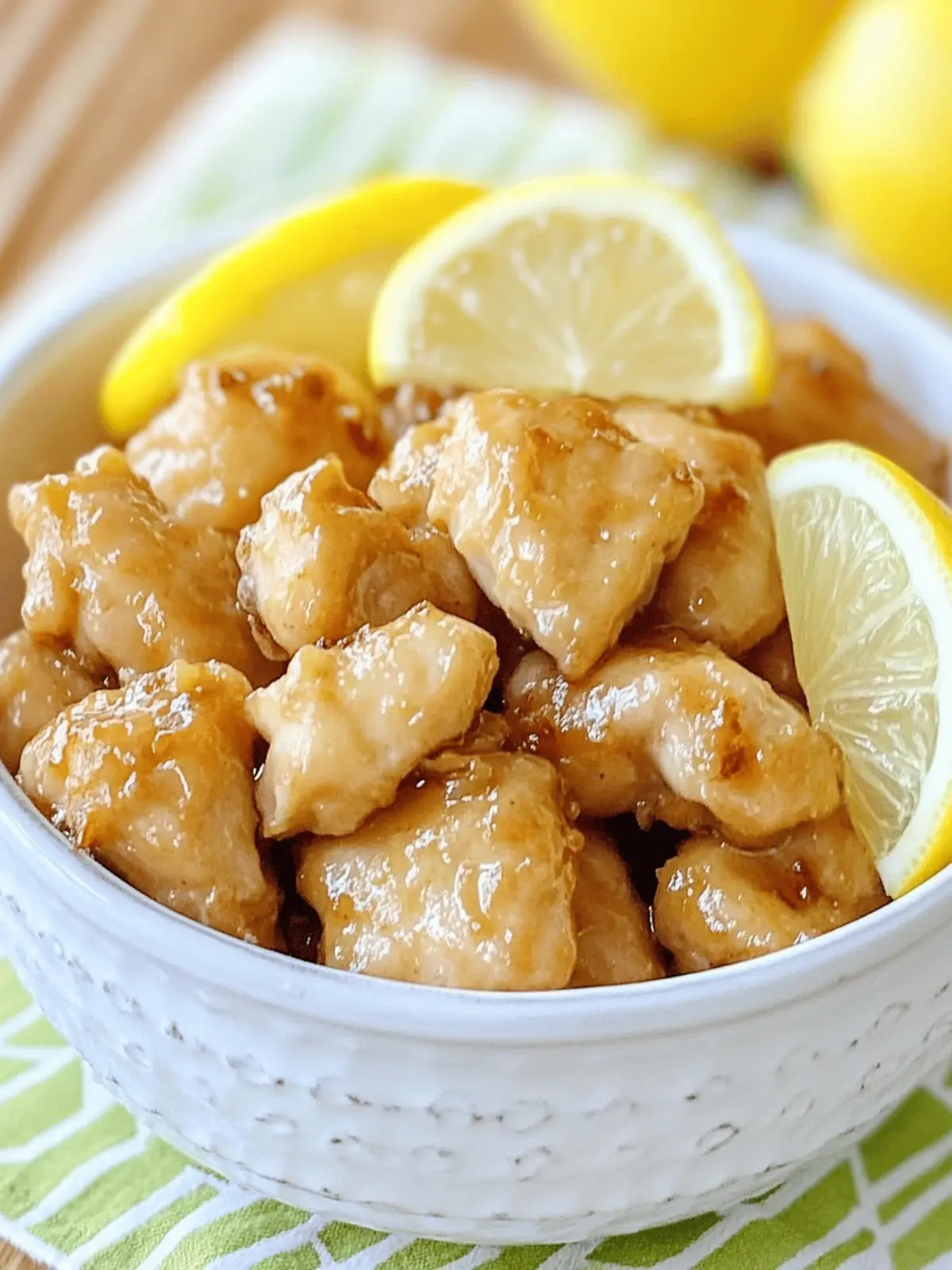 Chinese Lemon Chicken