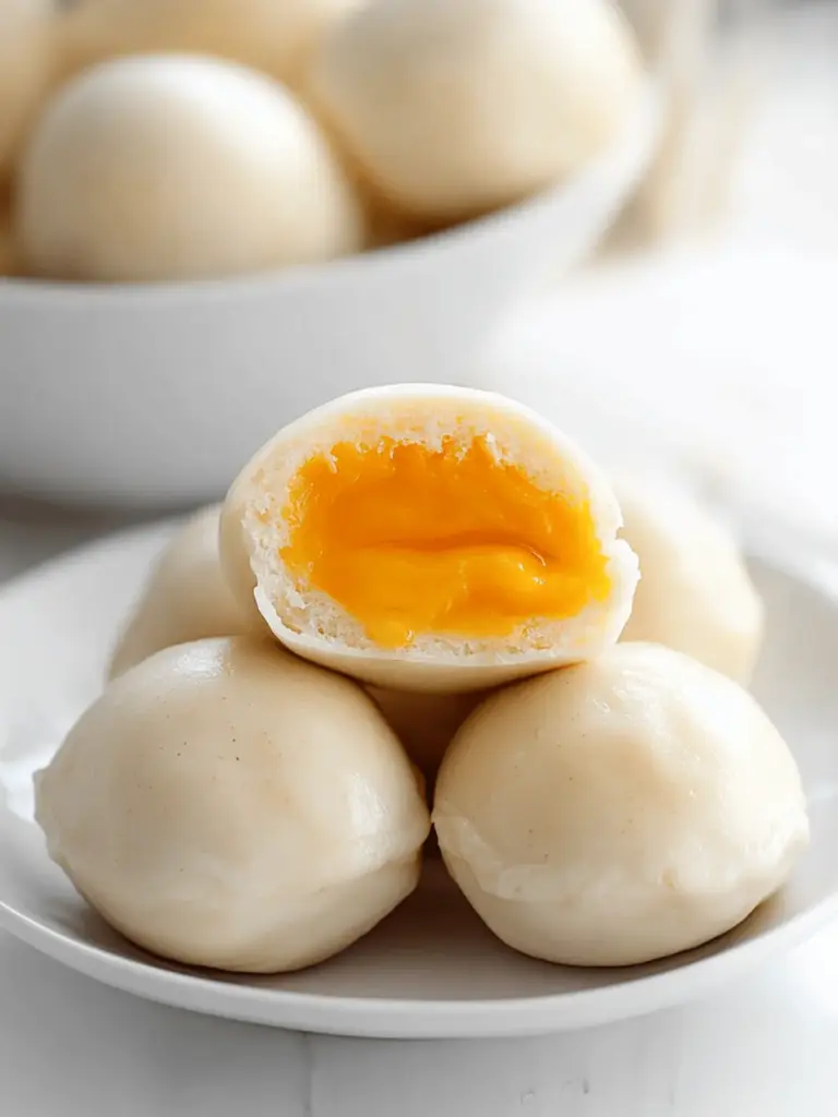 alted Egg Yolk Custard Buns (Liusha Bao)