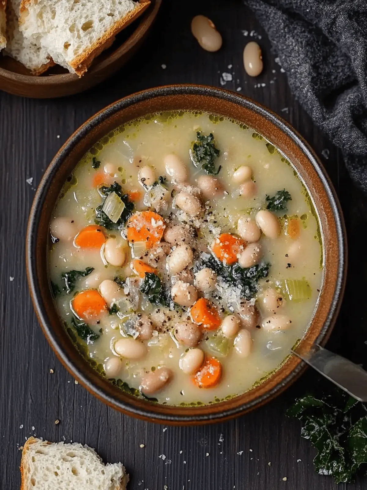 High Protein White Bean Soup
