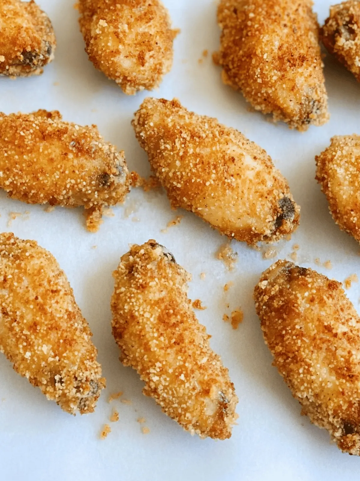 Crispy Panko Breaded Chicken Wings