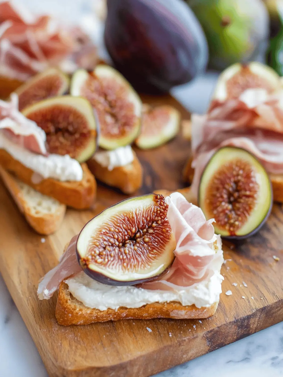 Fig & Prosciutto Crostini