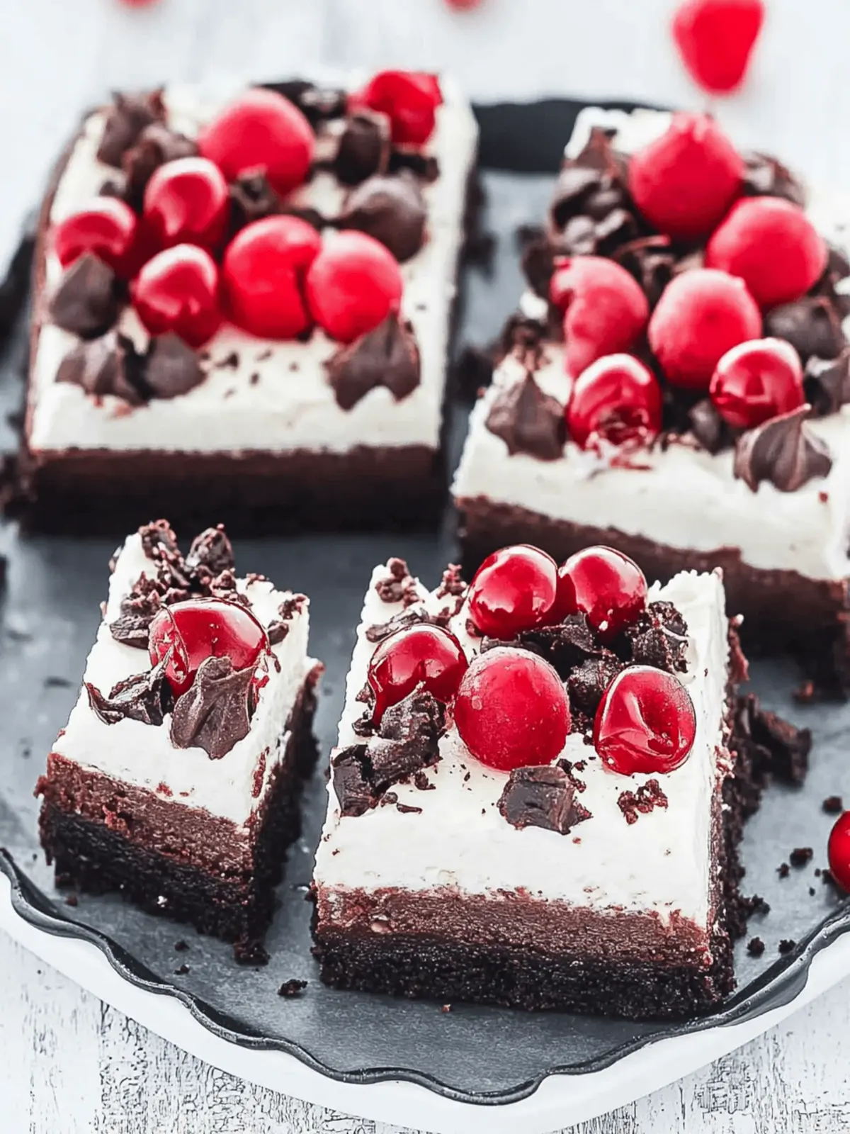 Irresistible Black Forest Cheesecake Bars for Ultimate Indulgence 5 Black Forest Cheesecake Bars