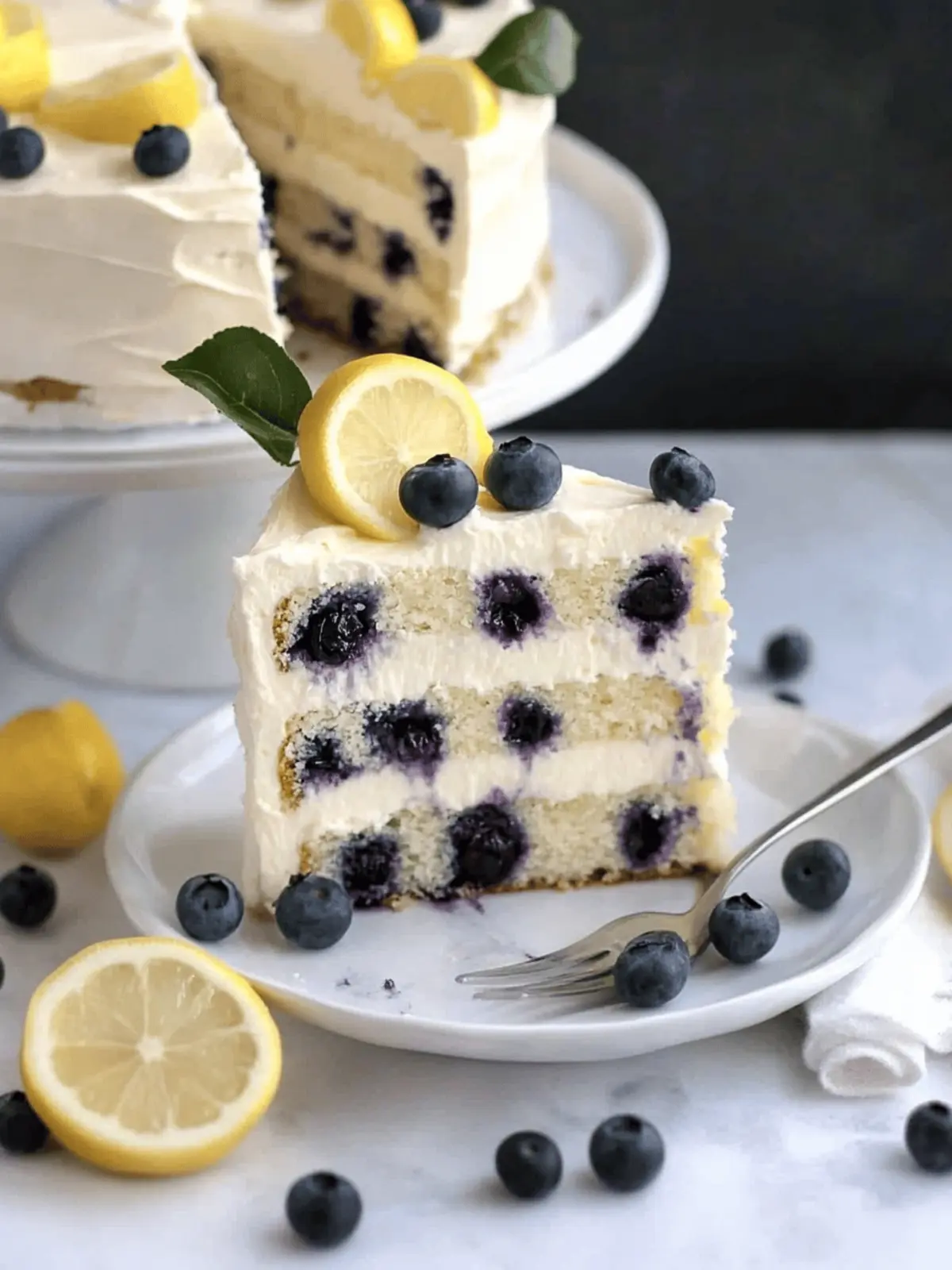 Lemon Blueberry Cake Recipe That’s Bursting with Fresh Flavor 2 Lemon Blueberry Cake