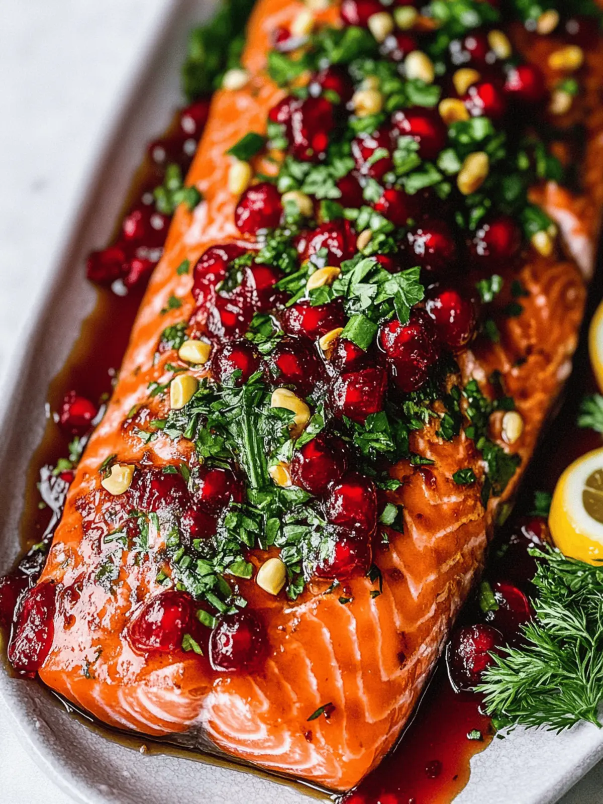 Mouthwatering Christmas Salmon with Pomegranate Glaze Recipe 5 Christmas Salmon