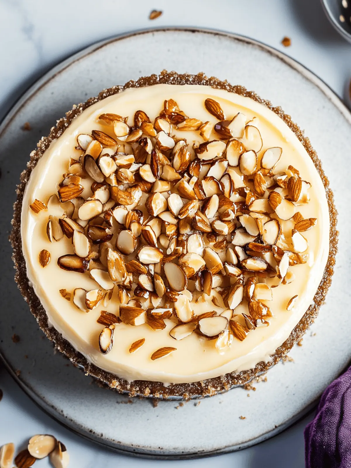 Indulge in Irresistible Amaretto Cheesecake Bliss 3 Amaretto Cheesecake