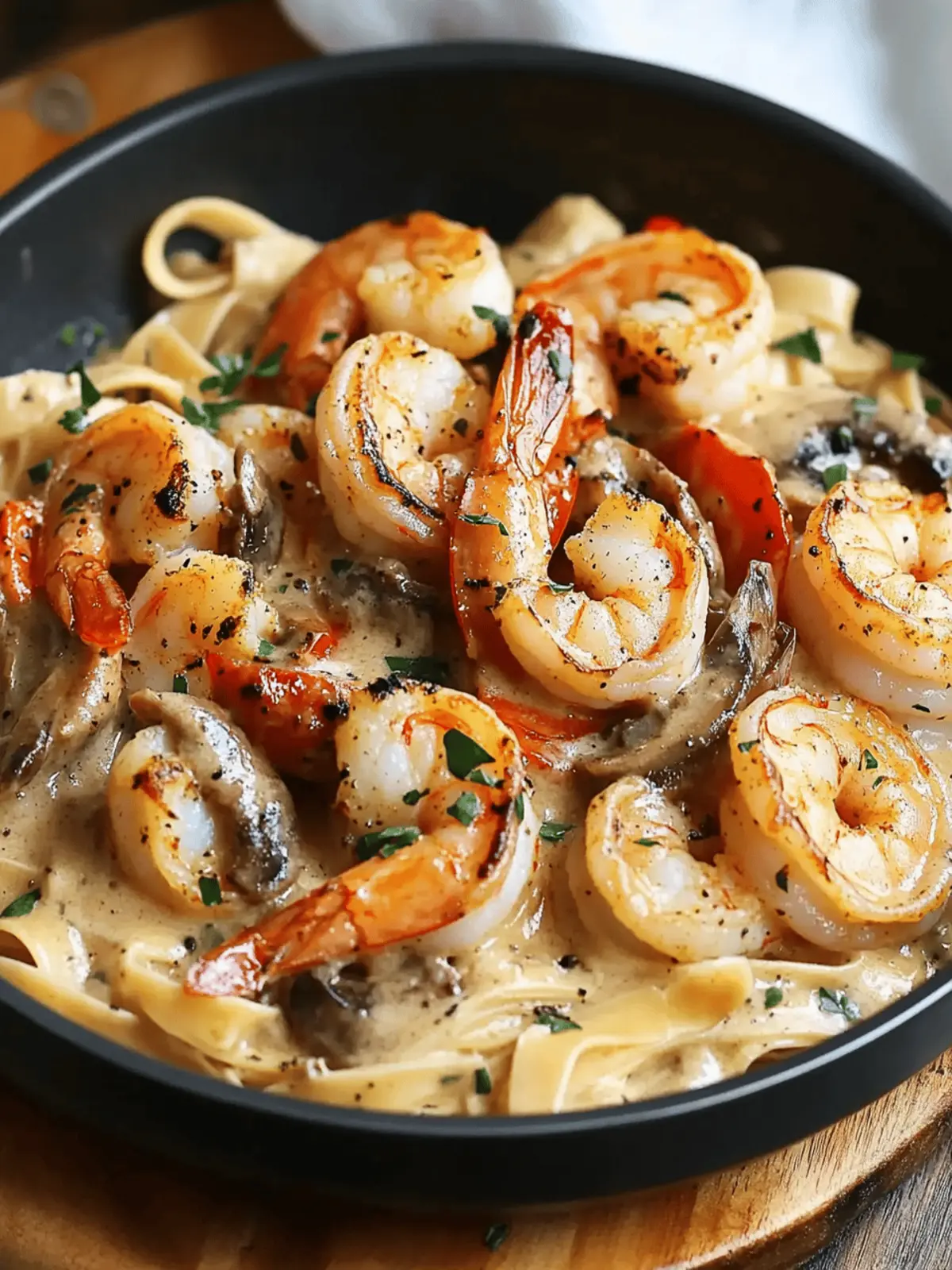 Blackened Shrimp Stroganoff