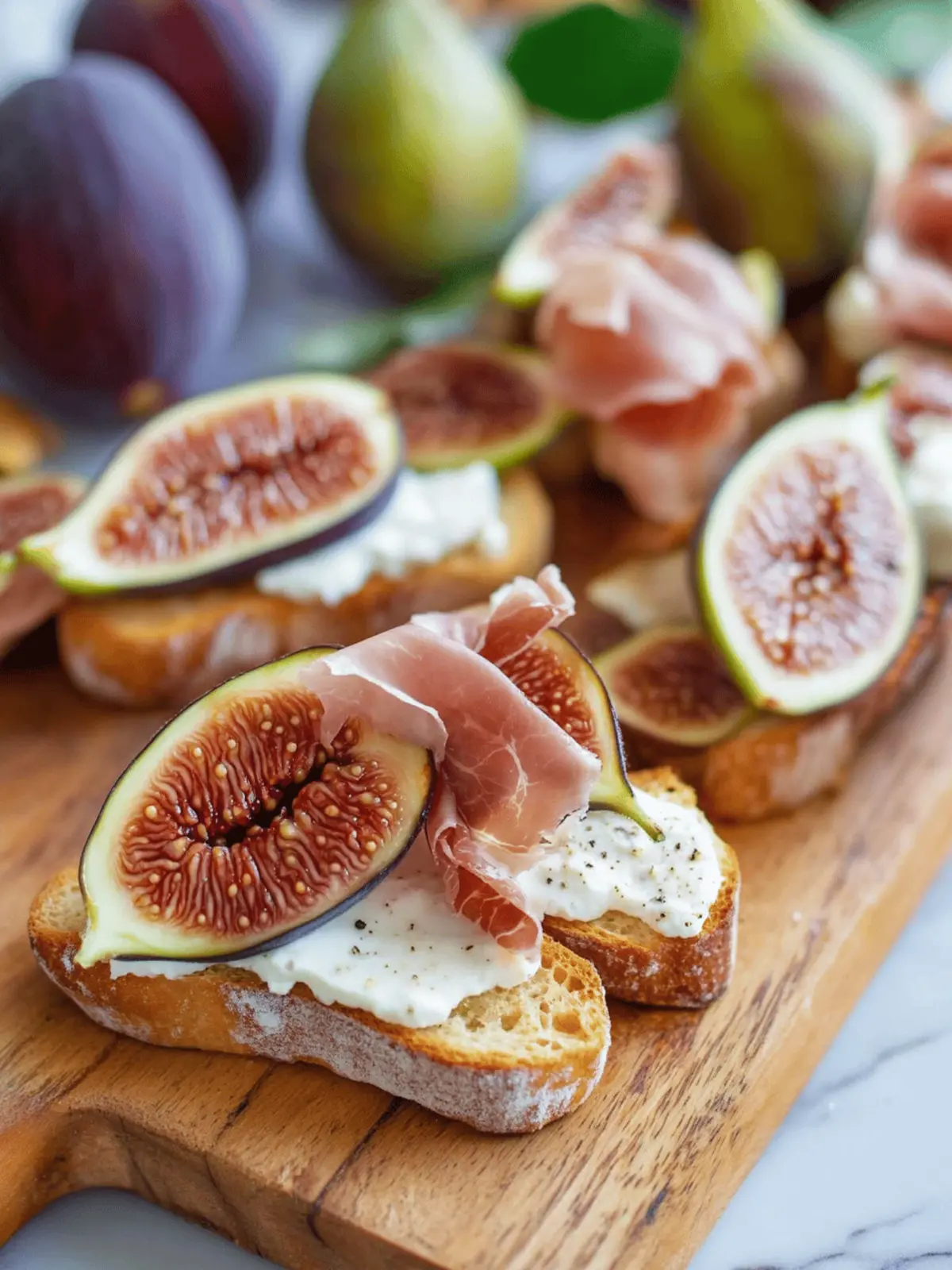 Fig & Prosciutto Crostini