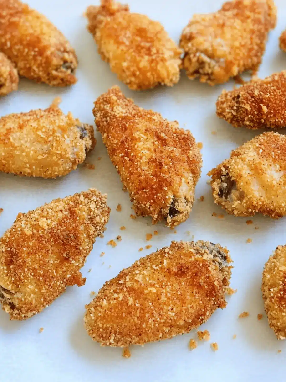 Crispy Panko Breaded Chicken Wings