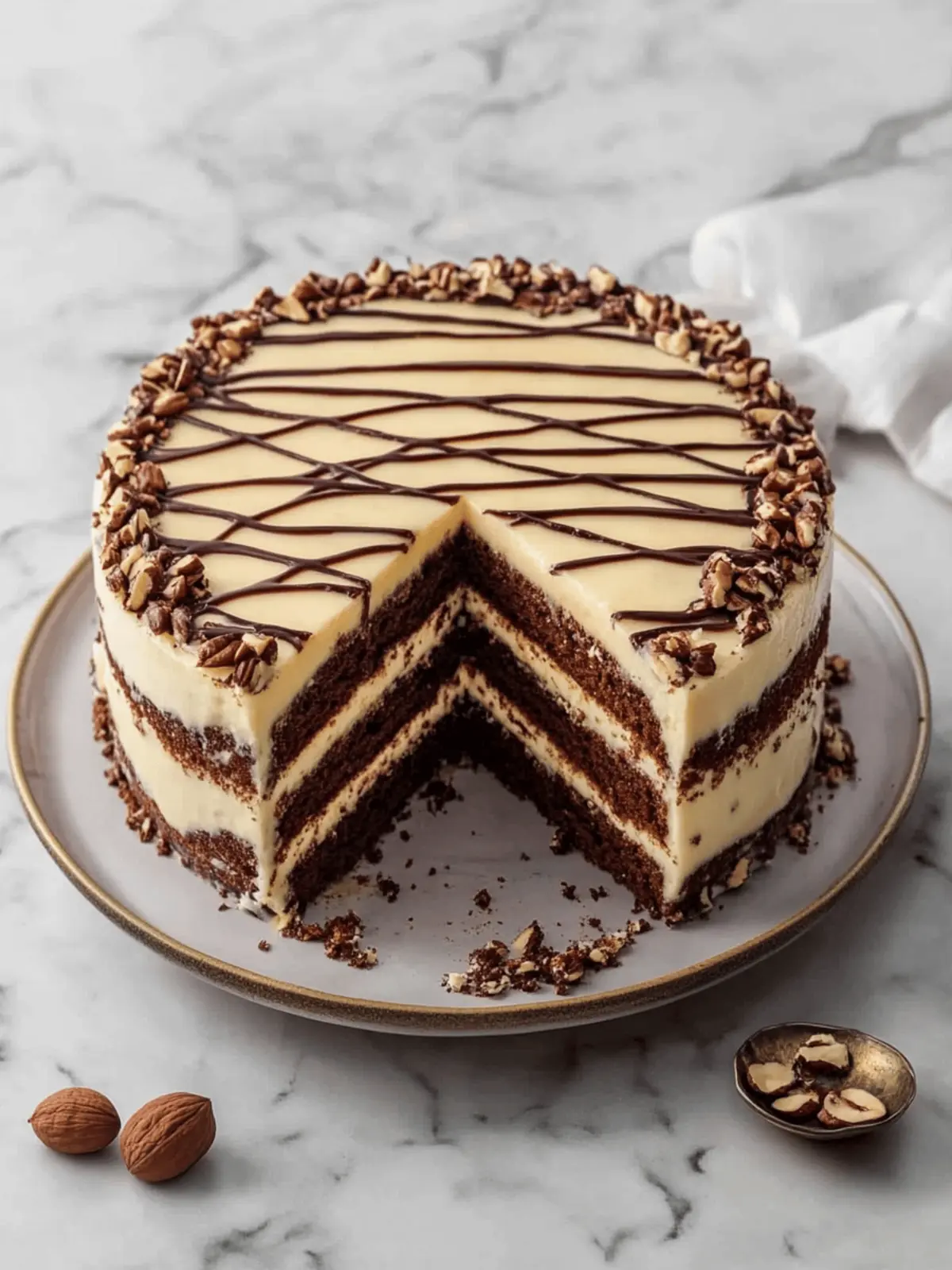 Decadent Hazelnut And Chocolate Layer Cake You’ll Adore 3 Hazelnut And Chocolate Layer Cake