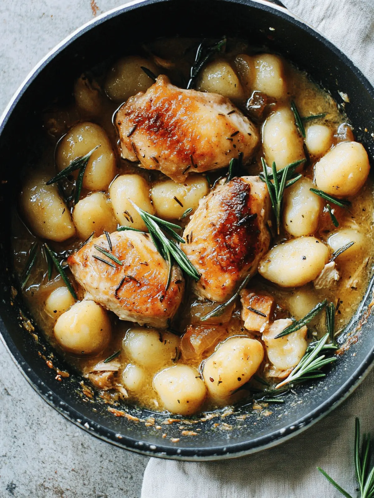 Rosemary Chicken Gnocchi
