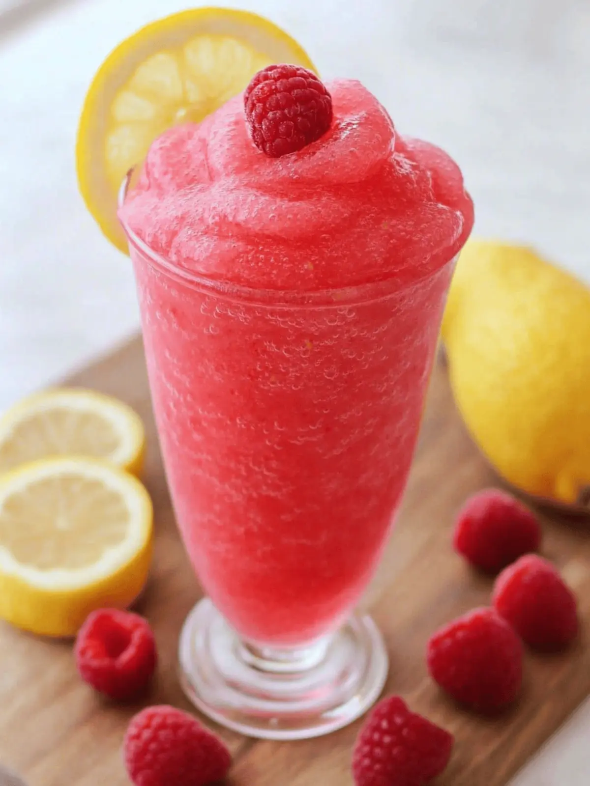 Raspberry Lemonade Slushie