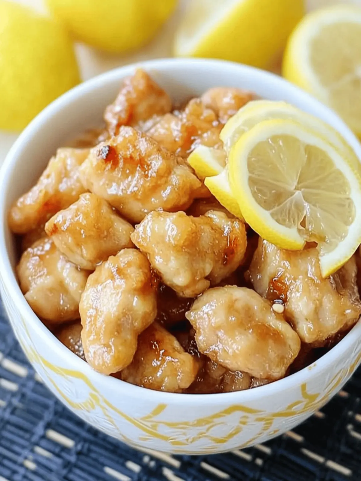 Chinese Lemon Chicken