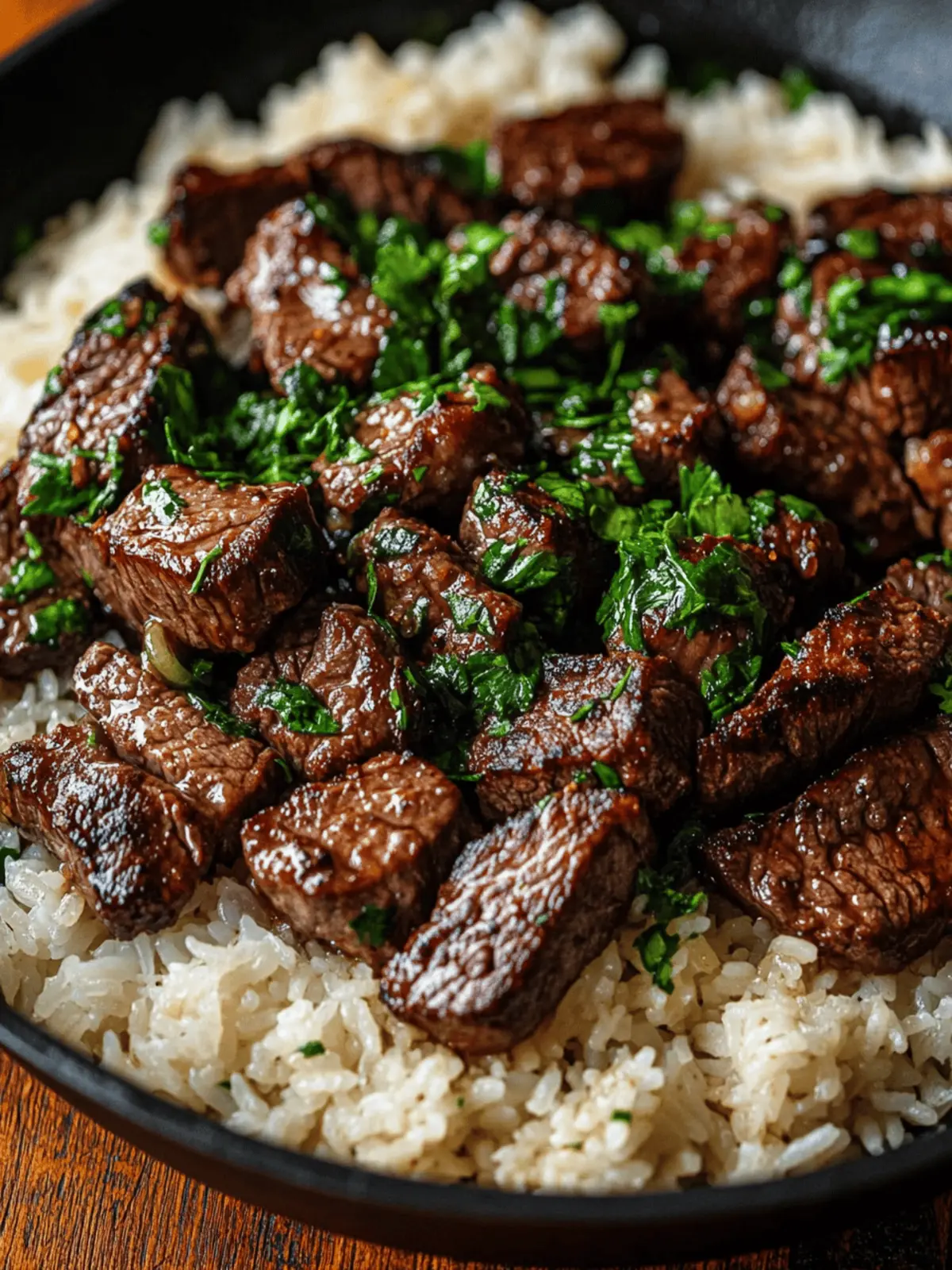 Succulent Honey Garlic Butter Steak and Rice Skillet Made Easy 3 Honey Garlic Butter Steak and Rice Skillet